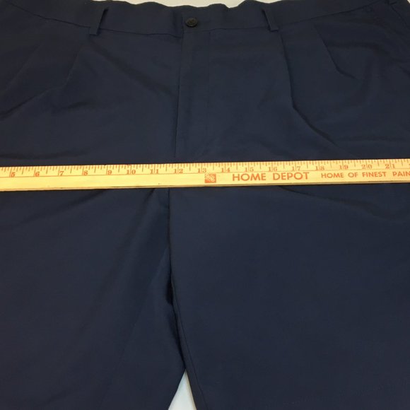 MEN's PRO TOUR GOLF SHORTs 11" INSEAM STRETCH WICKING NAVY BLUE WST: 42 - Picture 4 of 9